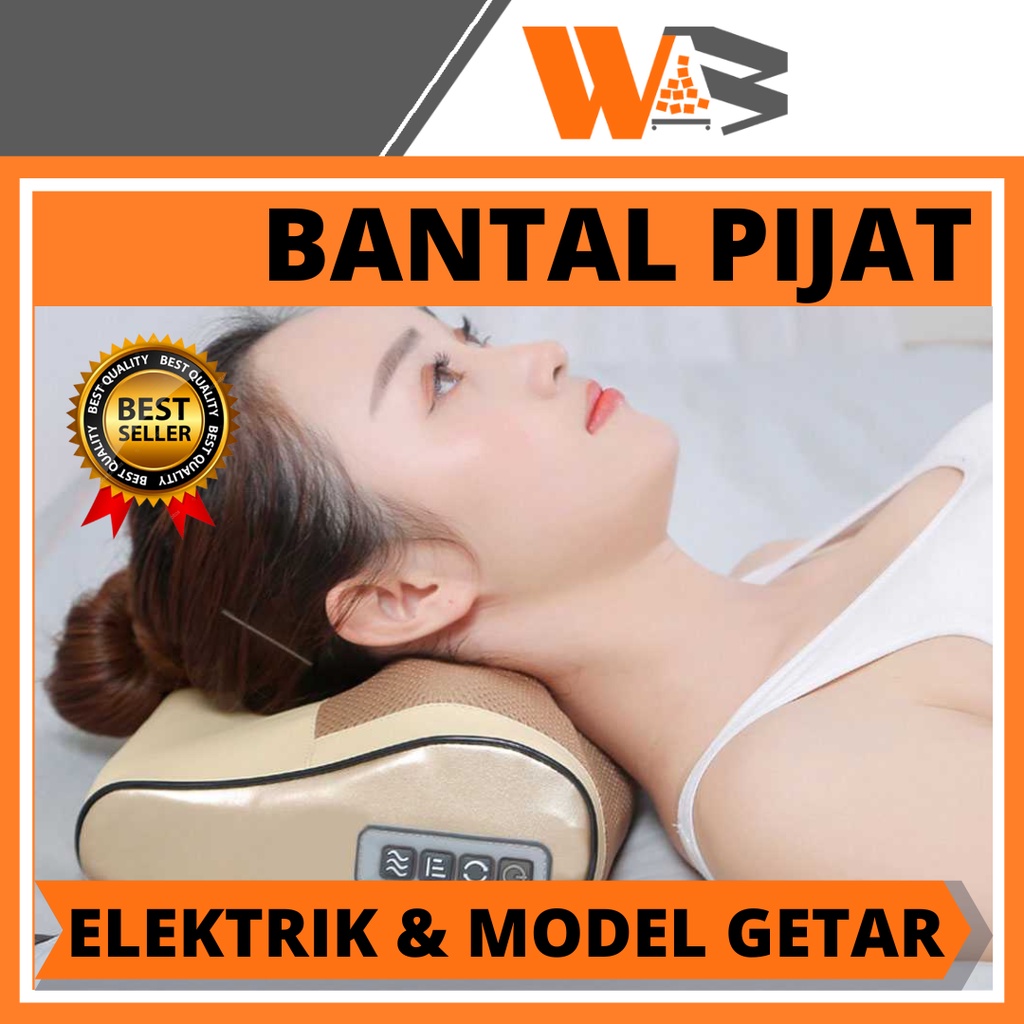 COD Bantal Pijat Elektrik Multifungsi Full Body Massage Bantal Pijat Multifungsi /Pijat waktu otomatis/Penyesuaian multi-kecepatan/bisa dipanaskan/Bantal pijat tulang belakang leher pijat