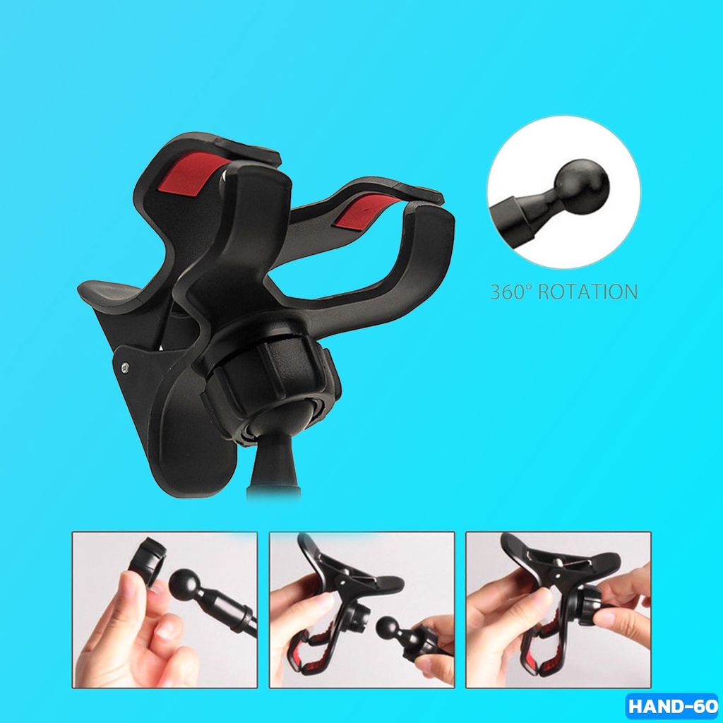 LAZY POD JEPIT . Lazypod 2 Clips Tongsis Jepitan Besi Narsis for Smartphone Besi Lentur Holder Hp