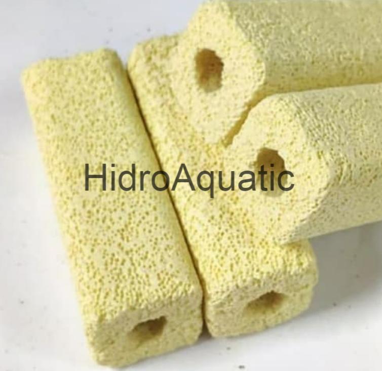 BIO BLOK AQUARIUM BACTERIA -+ 10 Cm - MEDIA FILTER AQUARIUM - Harga 1 Batang