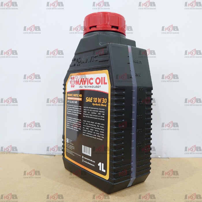 Mavic Oli Motor Matic HQ Synthetic Blend Skuter Oil JASO MB 10W30