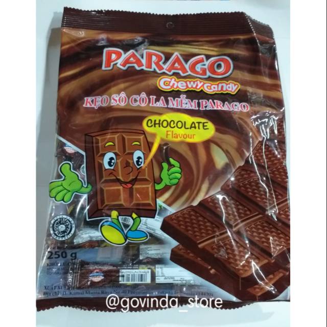 

COKLAT PARAGO 125gr PERMEN LUNAK RASA COKLAT