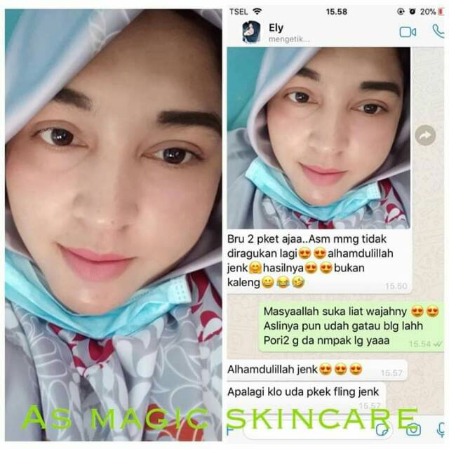 Cream As magic skincare aman BPOM