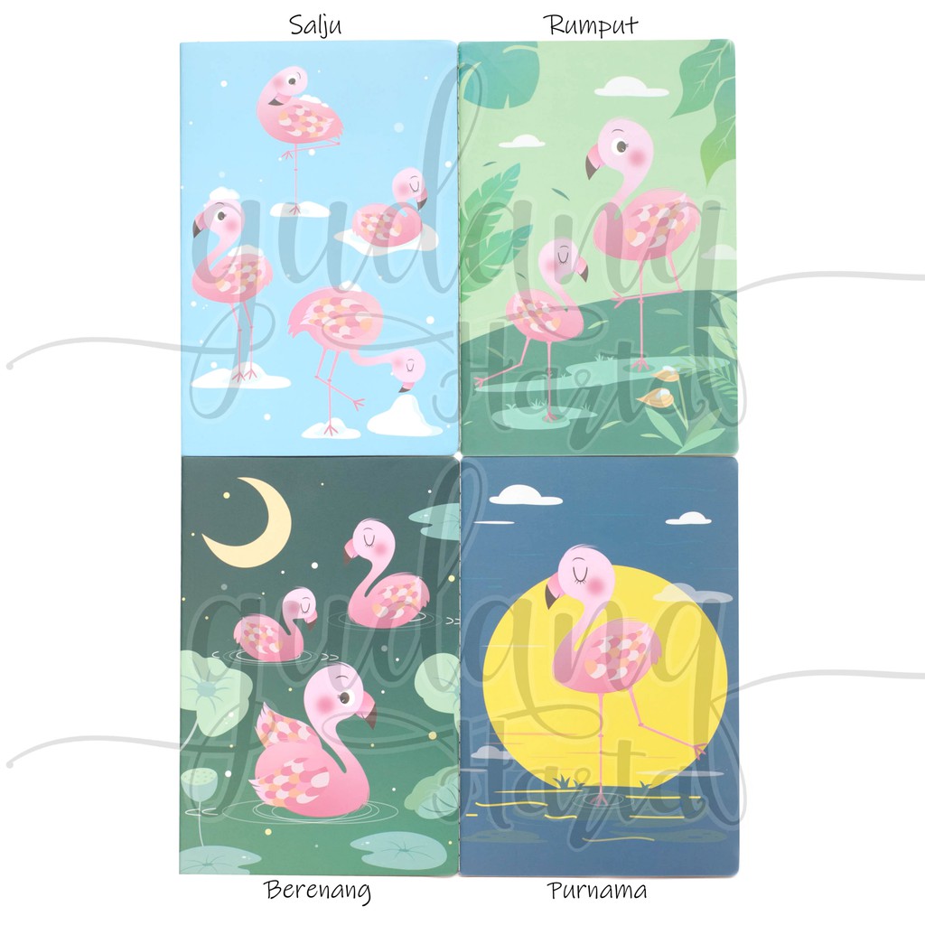 

Notebook Flamingo Buku Tulis Catatan Note Book Lucu Unik GC 308051