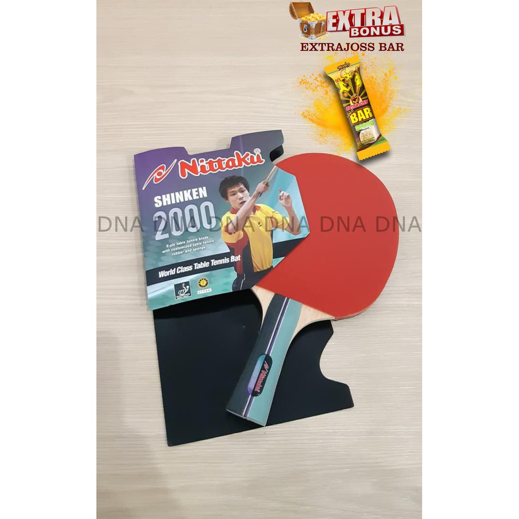 Bat / Bet Pingpong / Bet Tenis Meja Nittaku SHINKEN 2000 - ORIGINAL 1FT