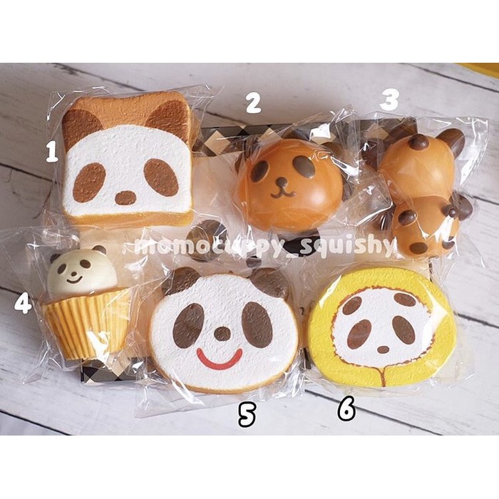 Squishy licensed Panda bread series by mother garden / creative yoko