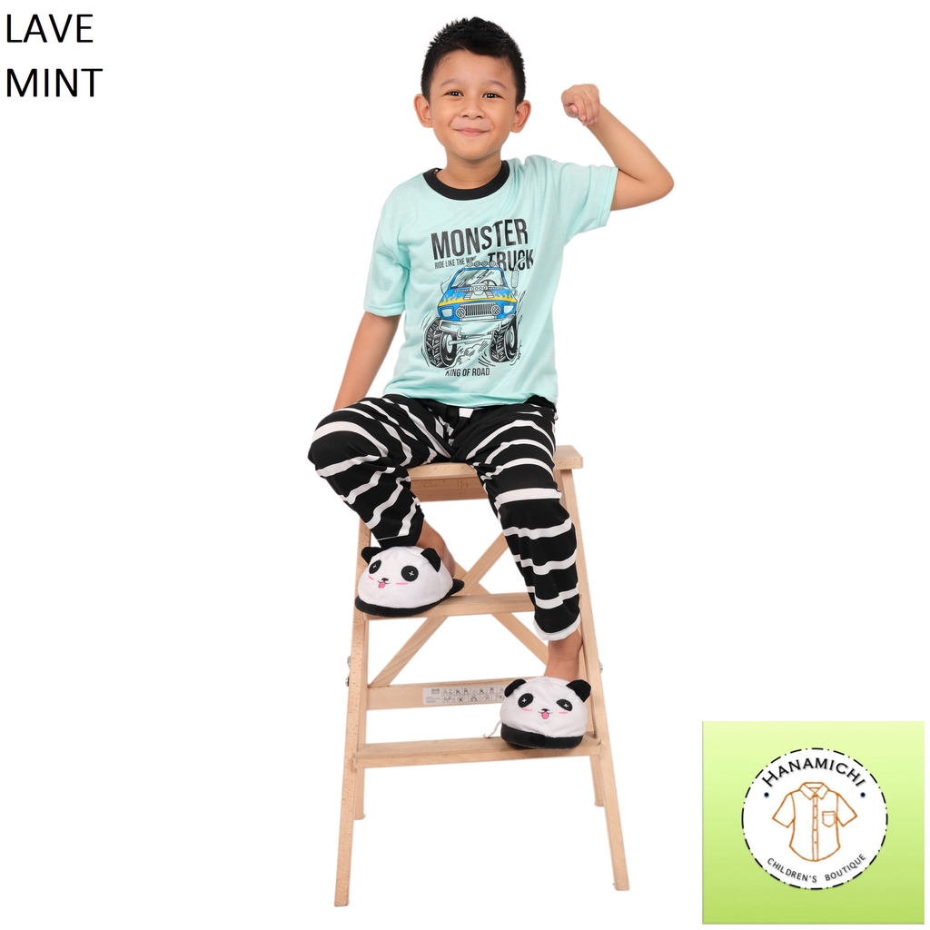 Hanamichi LAVE.CP Setelan Baju Tidur Anak Lengan Pendek