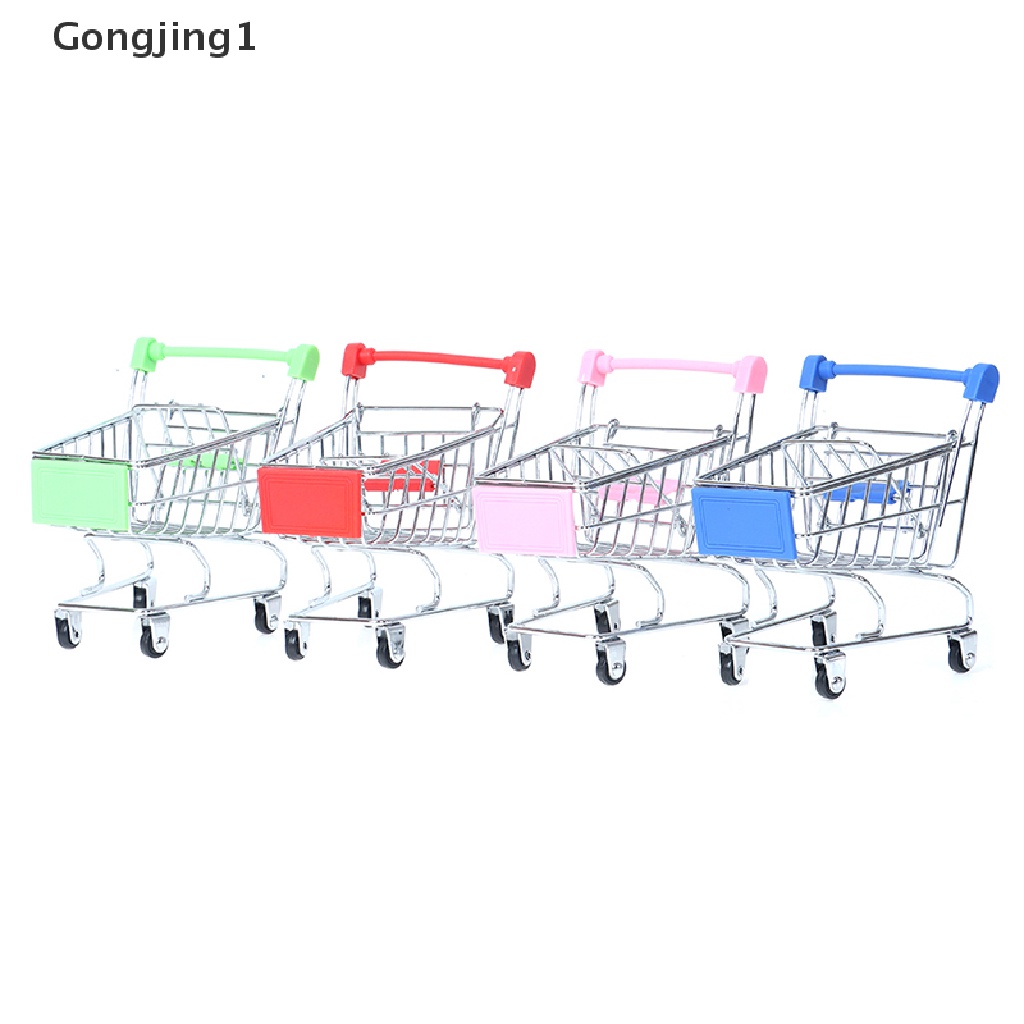 Gongjing1 1pc Mainan Trolley Belanja Supermarket Mini Untuk Anak