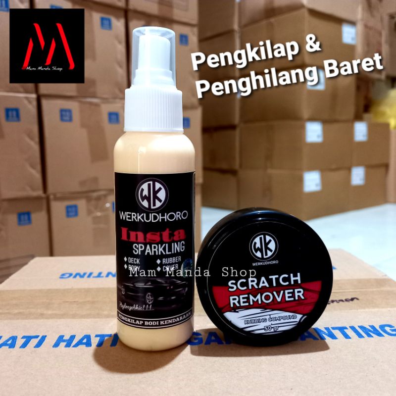 Penghilang Baret Body Motor &amp; Mobil / Rubbing Compound / Insta Sparkling / Scratch Remover