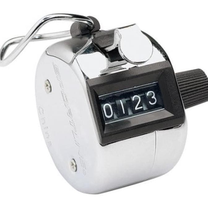 HAND TALLY COUNTER 4 DIGIT/ ALAT HITUNG CEPAT MANUAL/ TASBIH COUNTER