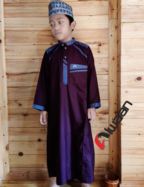 Jubah anak ALWAAN premium katun import