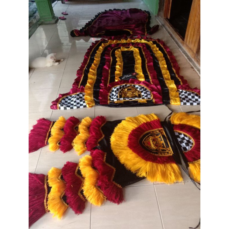 Celana + kemul barongan dewasa dengan bordir