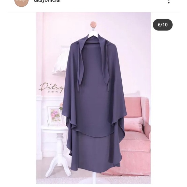 Preloved ditsy FK rawda greystone reg