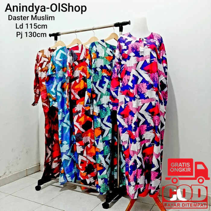 Daster Lengan Panjang / Daster Muslim / Daster Longdress / Daster Muslimah