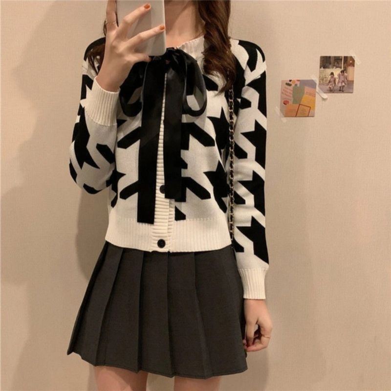 MDLV ~ 98036 SUZY HS KNIT CARDIGAN // ATASAN LENGAN PANJANG RAJUT CEWEK // FASHION IMPORT WANITA