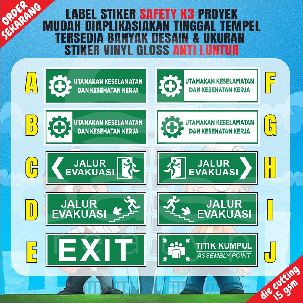 

STIKER HIMBAUAN, STIKER K3, STIKER LARANGAN, BAHAN STIKER VINYL ANTI AIR TIDAK LUNTUR, DIJAMIN AWET