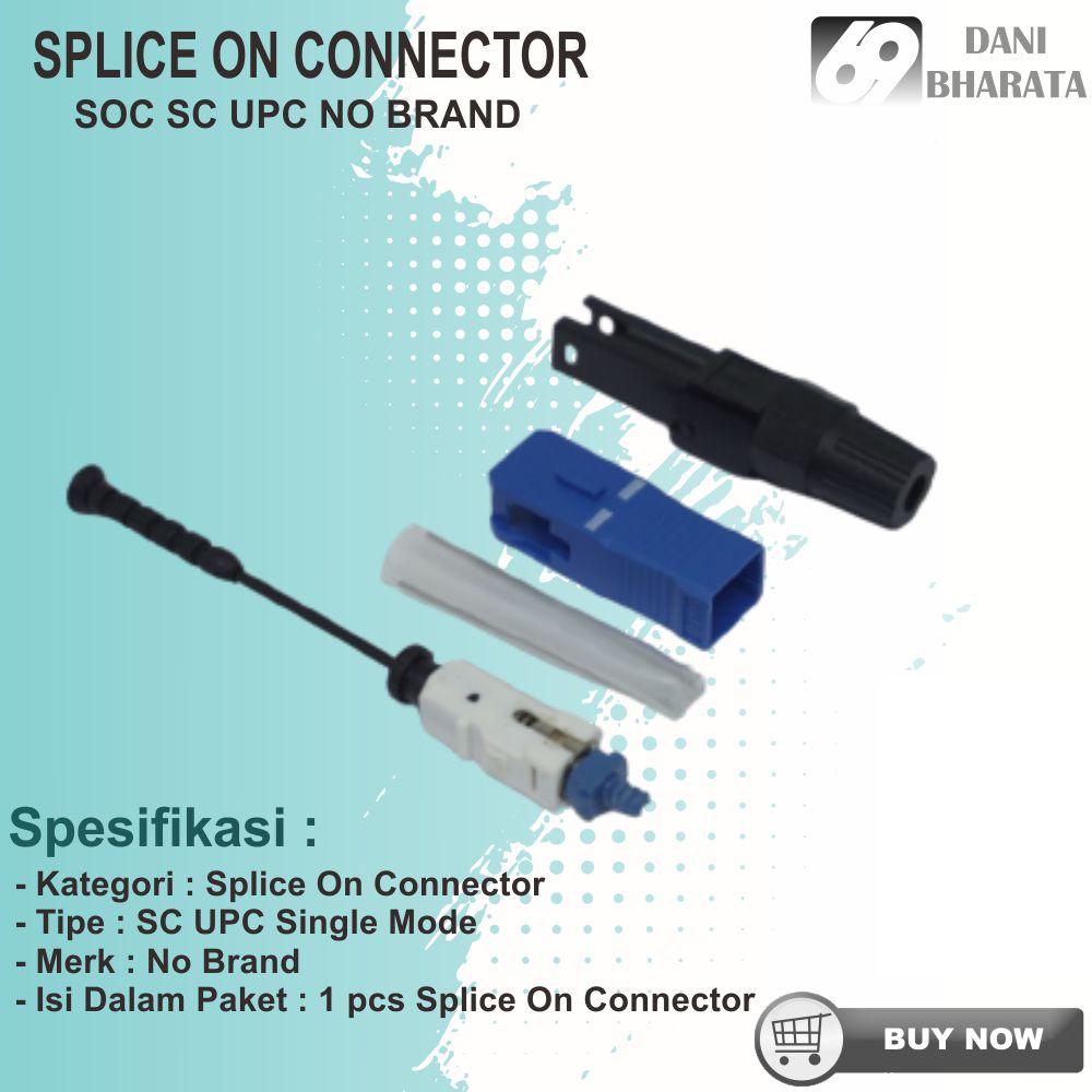 Splice On Connector FTTH Fast Connector Fiber Optik [𝗛𝗶𝗴𝗵 𝗤𝘂𝗮𝗹𝗶𝘁𝘆]