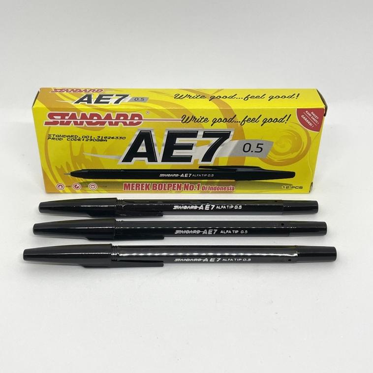 

Ready Gan // FnK [1PACK] Pulpen Standard AE7 Hitam 12pcs - Pulpen standard AE7 Biru /Merah //Trend@lagi