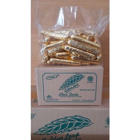 

coklat Lagie golden leaf cokelat stick chocostick isi biskuit