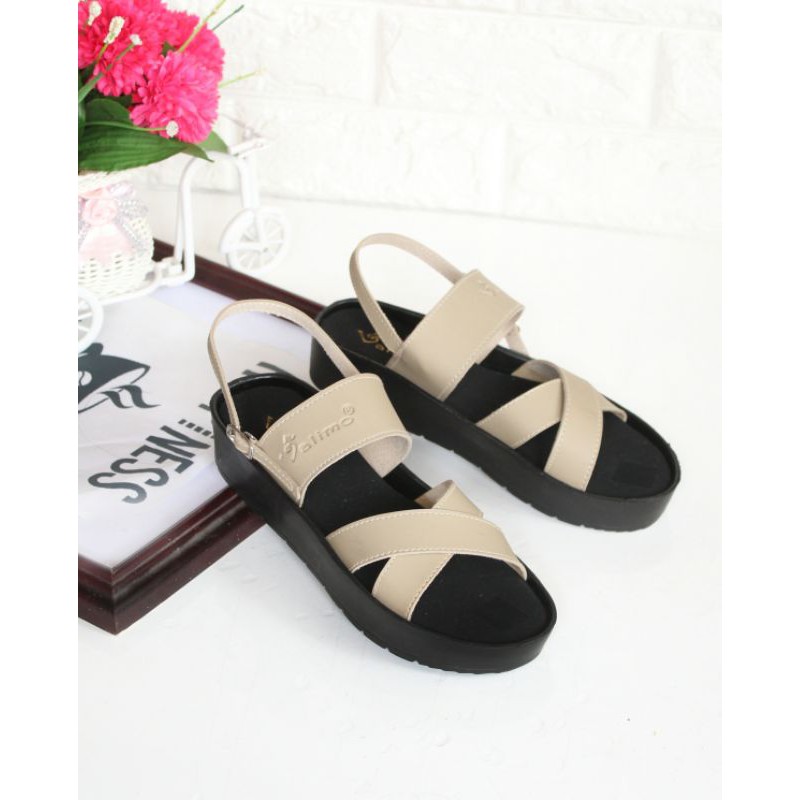 Milicca Sandal Tali Wanita Platform Sandal Talito