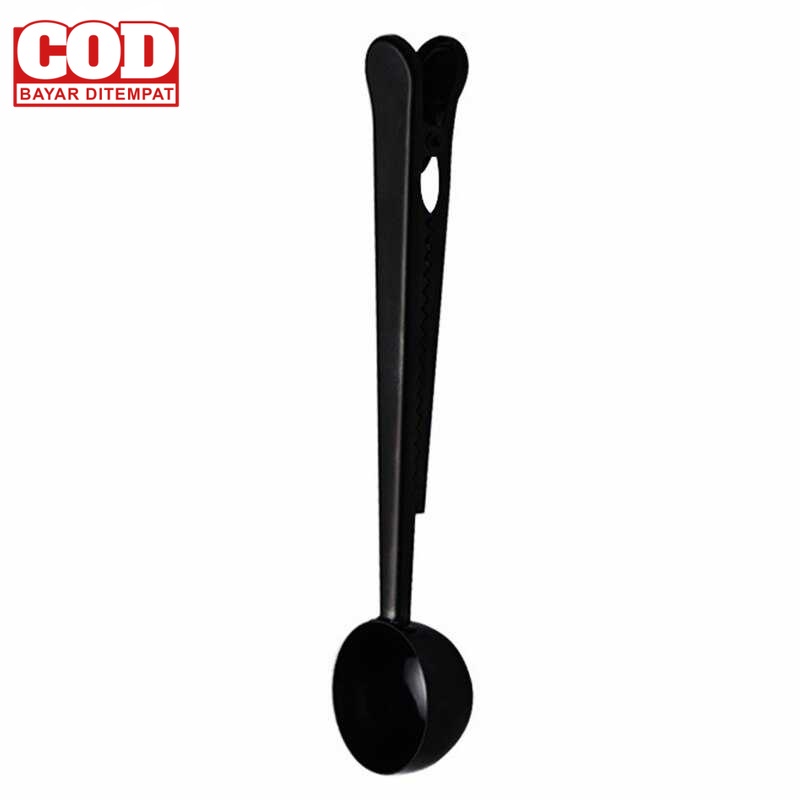 (BAYAR DI TEMPAT) Urijk Sendok Takar Kopi Teh Measuring Spoon Stainless Steel with Clip