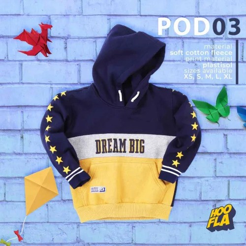 [READY] HOODIE ANAK By Hoofla POD01 POD02 POD03 POD04