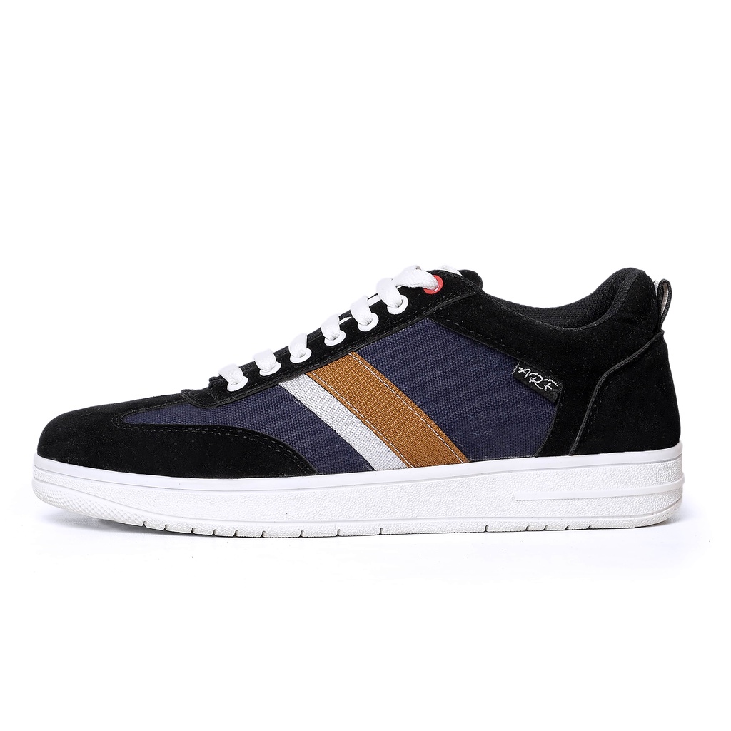 Wilson Navy - Sepatu Sneakers Pria Casual Kuliah Santai Unisex Original