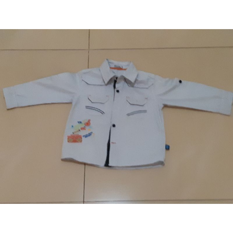 preloved kemeja lengan panjang anak laki-laki merek Qna