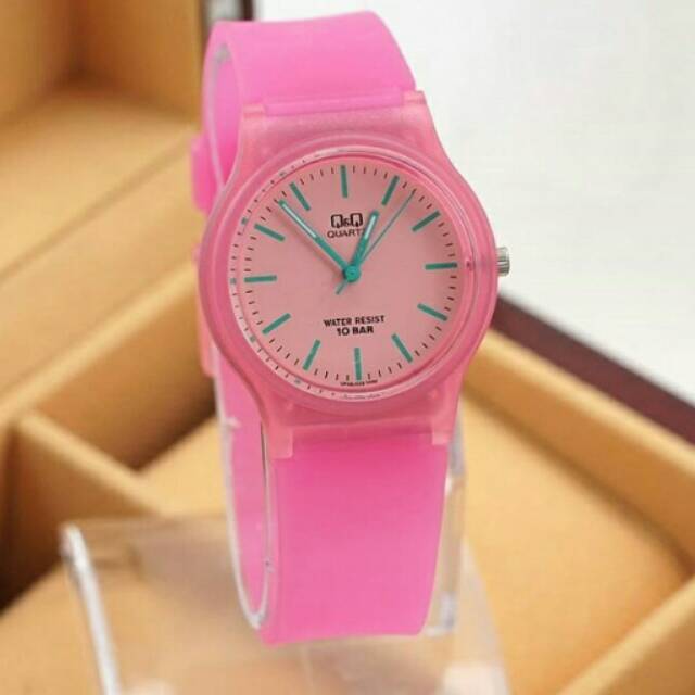 Jam Tangan Original Wanita QQ QQ Q&Q jelly Original