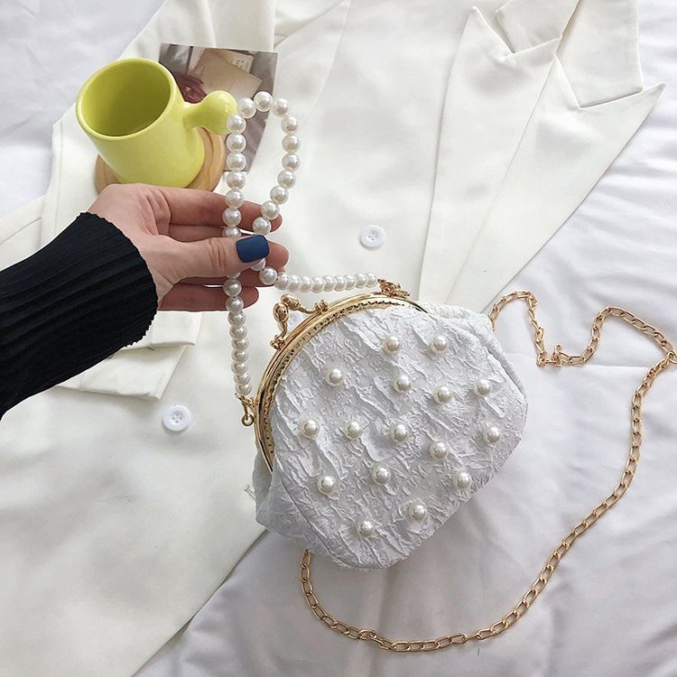 Tas Import Murah Tas Pesta Handbag Mutiara Wanita Cantik Import 0525