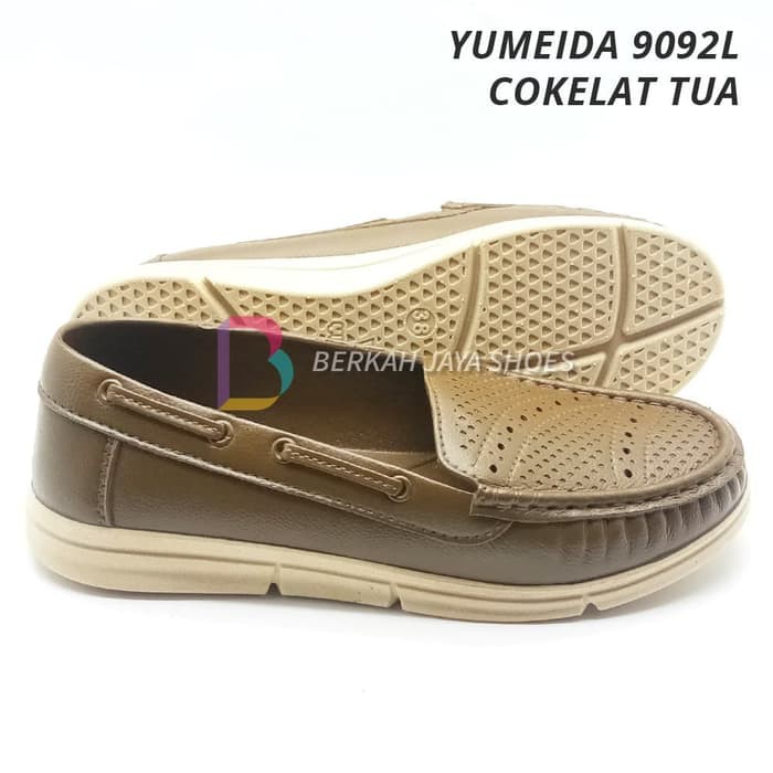 COXce Sepatu Karet Wanita / Sepatu Flat Shoes Karet Wanita Yumeida 9092 L - 39