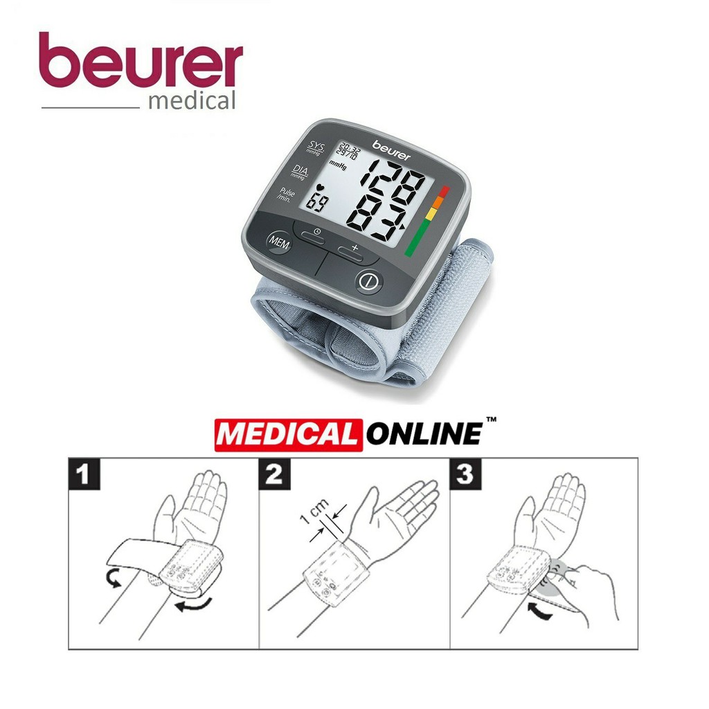 TENSIMETER BEURER BC32 DIGITAL PERGELANGAN TANGAN BC-32 BEURER TENSI METER MEDICAL ONLINE