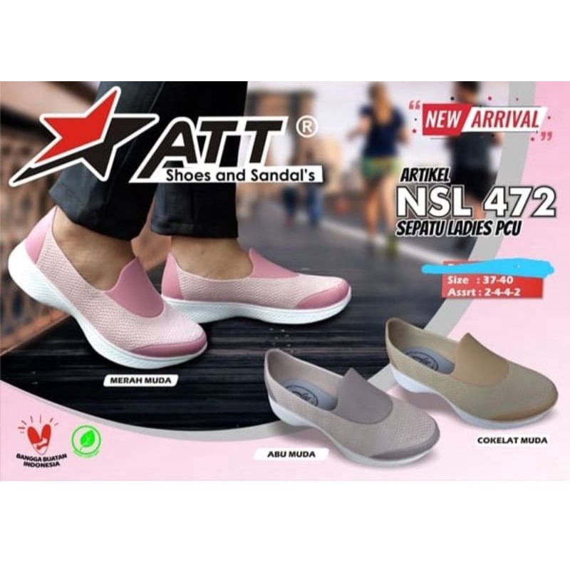 sepatu karet att 472 sepatu original att sepatu karet wanita sepatu anti air