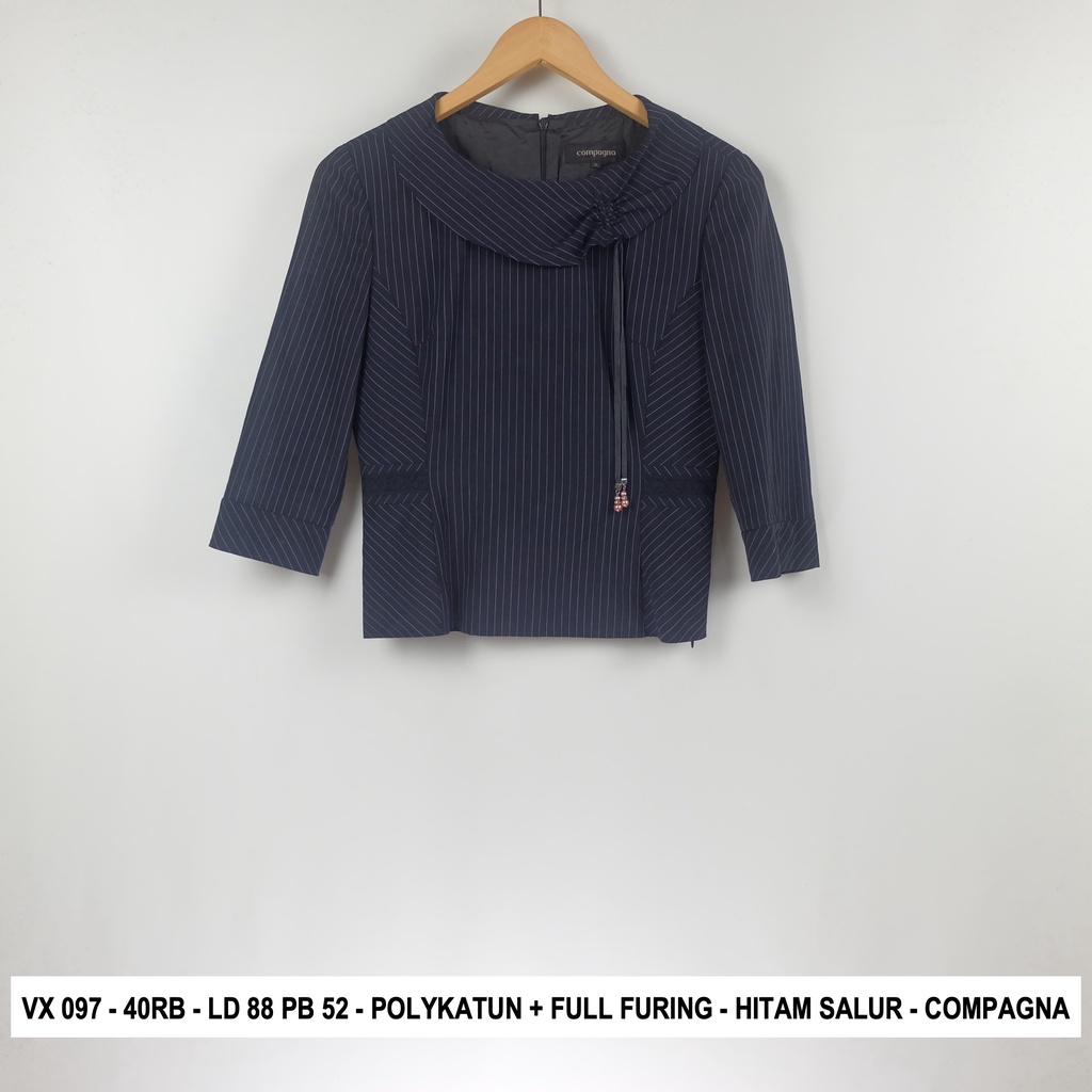 Thrift Blouse Vintage | Kode V3-VX 097