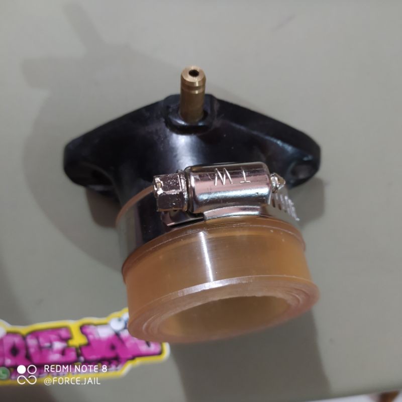 intake manipol 26 28 30 32 33 34 satria fu model standar alumunium dural karet teflon tahan pecah