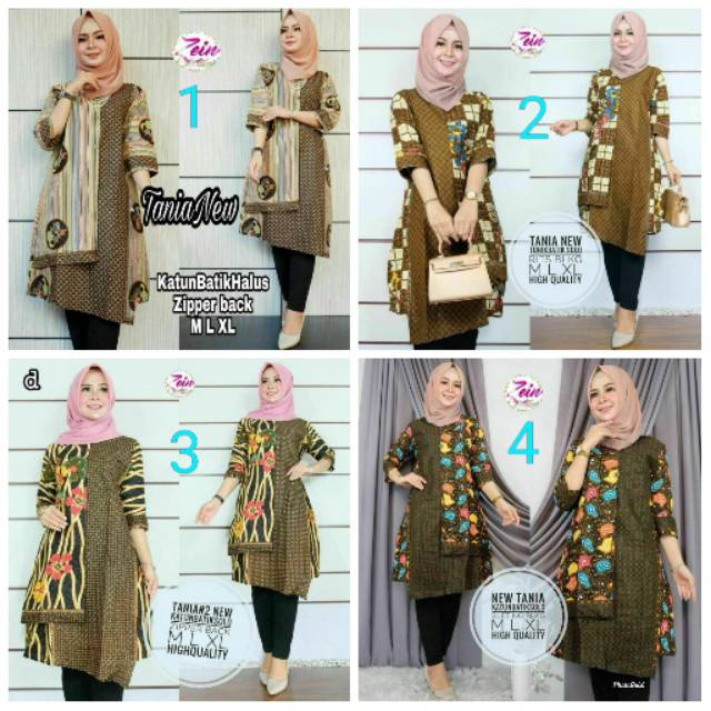 Tunik Tania Zein By Dhyfa Batik Pekalongan