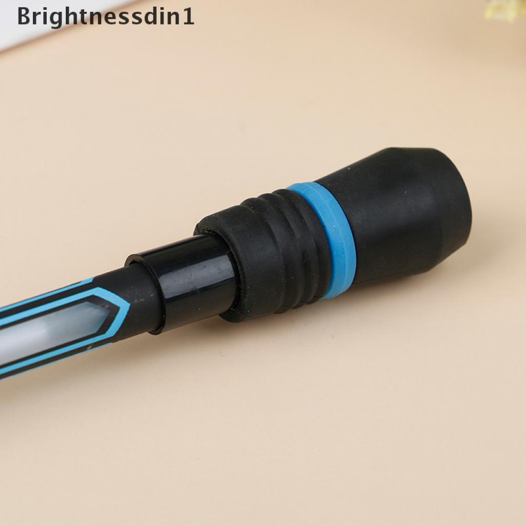 (Brightnessdin1) Pulpen Gel Dengan Lampu Led Untuk Pelajar