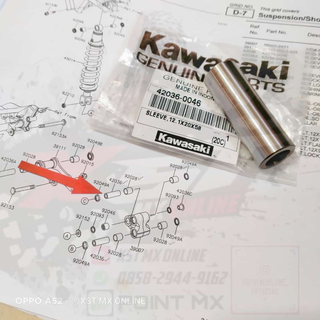 bosh unitrack klx 150 original