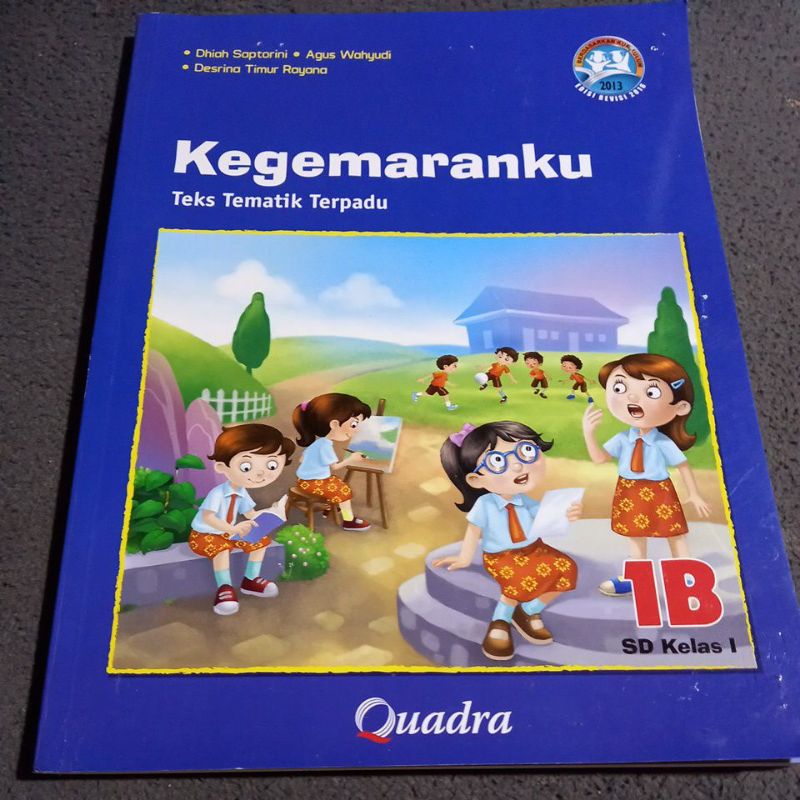KEGEMARANKU.Teks Tematik Terpadu 1B,SD Kelas I.