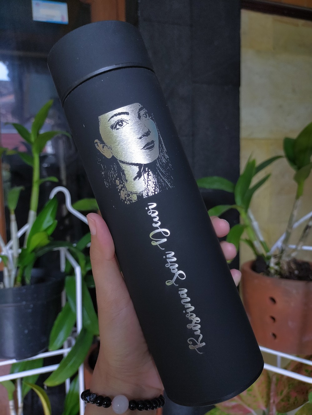 Tumbler Custom Led Temperature Free Desain & Bubble Wrap