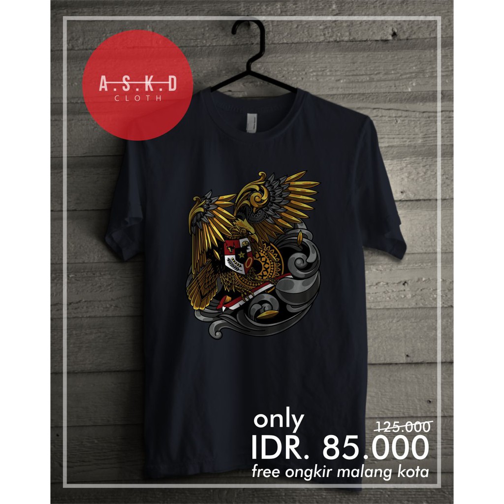 Kaos Cotton Combed Garuda Pancasila
