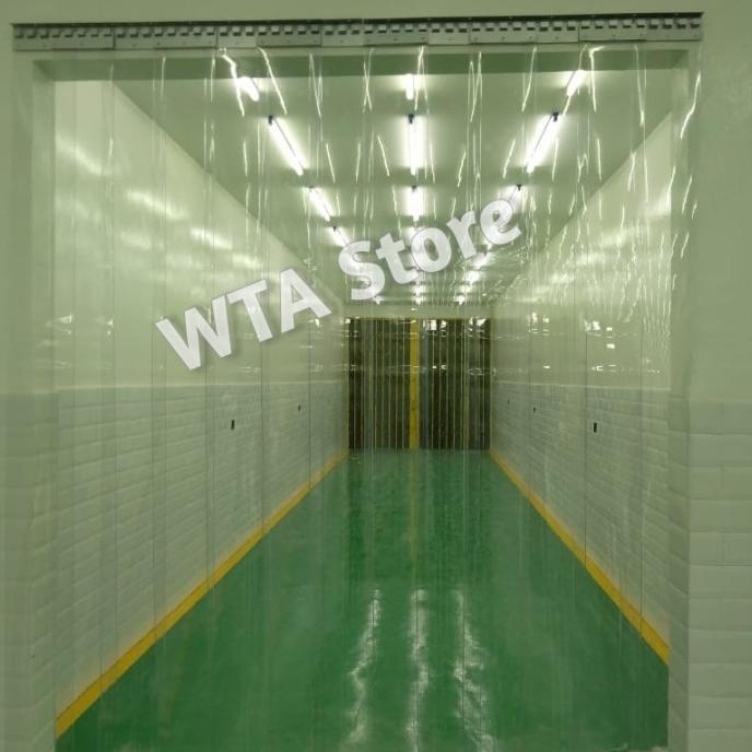TIRAI PVC STRIP CURTAIN TIRAI PLASTIK CUSTOM S Lengkap BRACKET HANGER