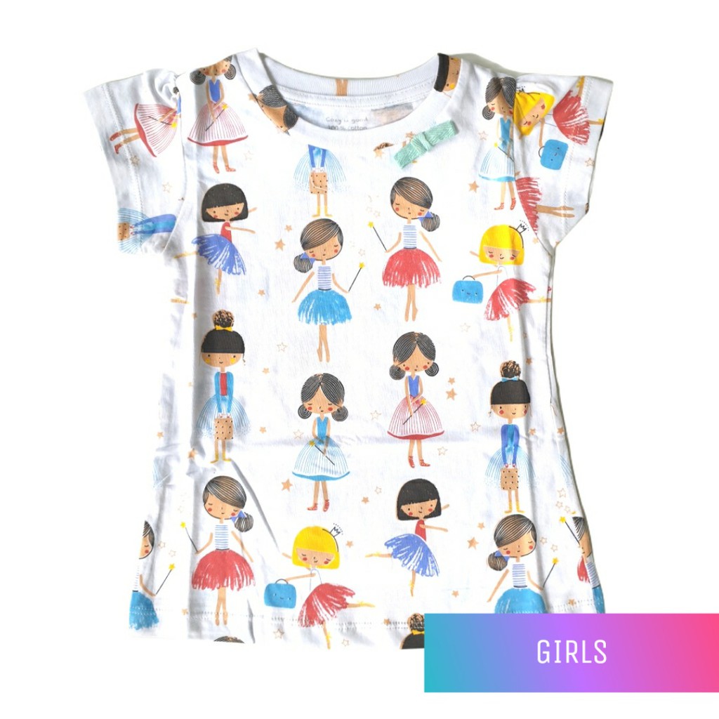 Kaos Anak Perempuan Print Tee LOOPIE KIDS