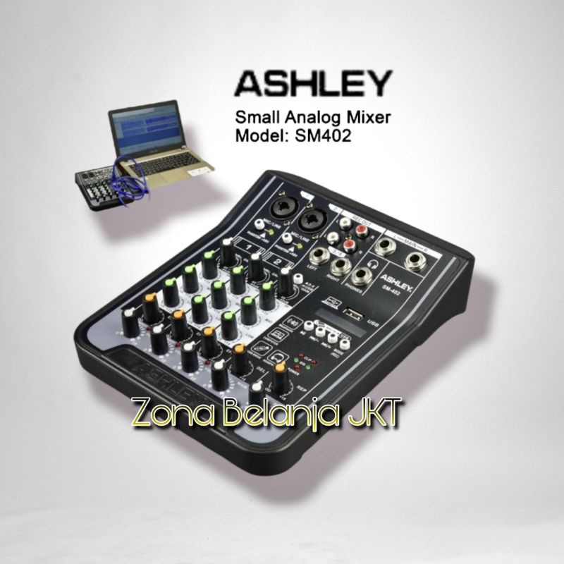 MIXER AUDIO ASHLEY SM402 SM 402 4 Channel NEW ORIGINAL