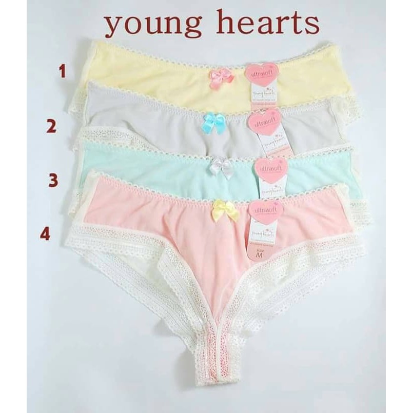 cd 988YOUNG HEARTS CHEEKY PANTY P693Y SIZE M L