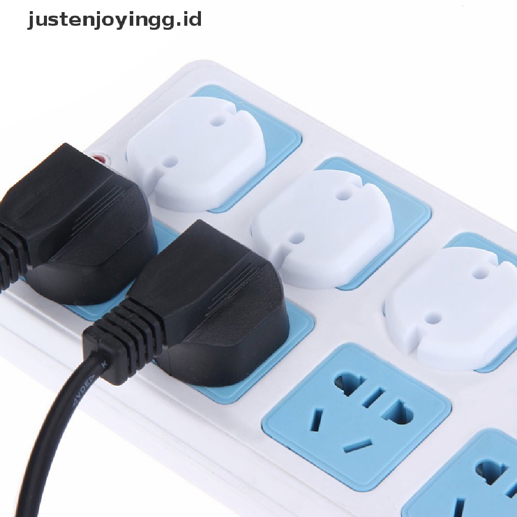 // justenjoyingg.id // 10Pcs/bag Child Guard Against Electric Shock Safety Protector Socket Cover Cap ~