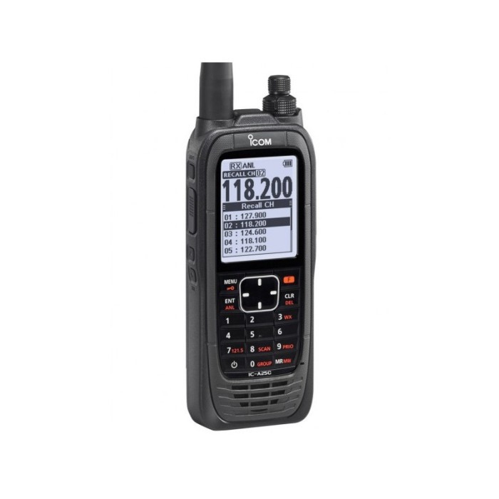 HT Icom IC-A25CE HT VHF GPS Airband Original Garansi Resmi