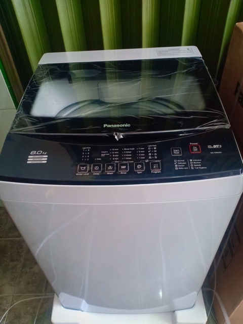 Jual Mesin Cuci 1 Tabung Panasonic 8 Kg Na F80mb1 Top Loading Washing Fuzzy Logic Indonesia Shopee Indonesia