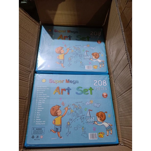 

KRAYON SET 208 PCS