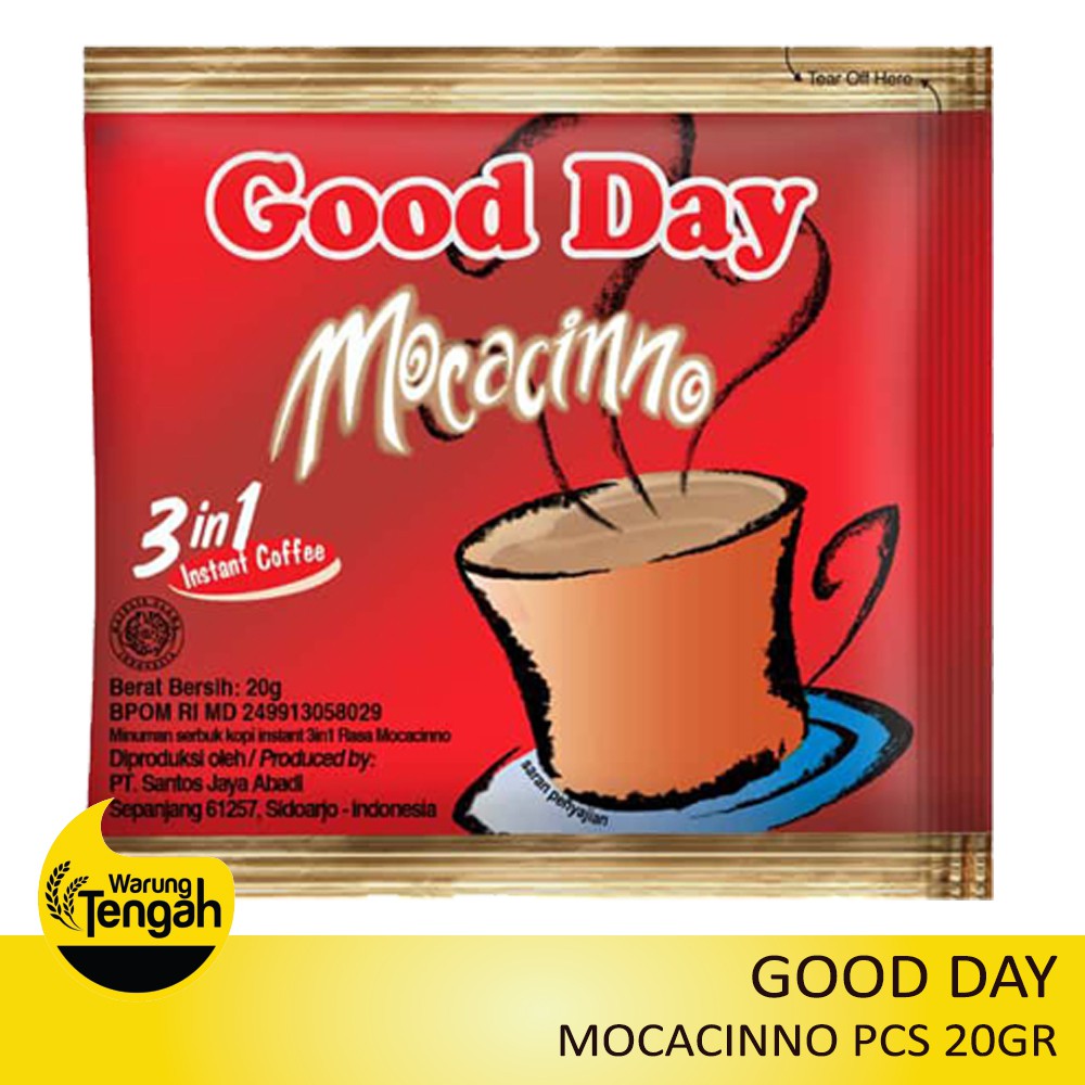 

[5 PCS] Good Day Mocacinno 3in1 Instant Coffee 20gr