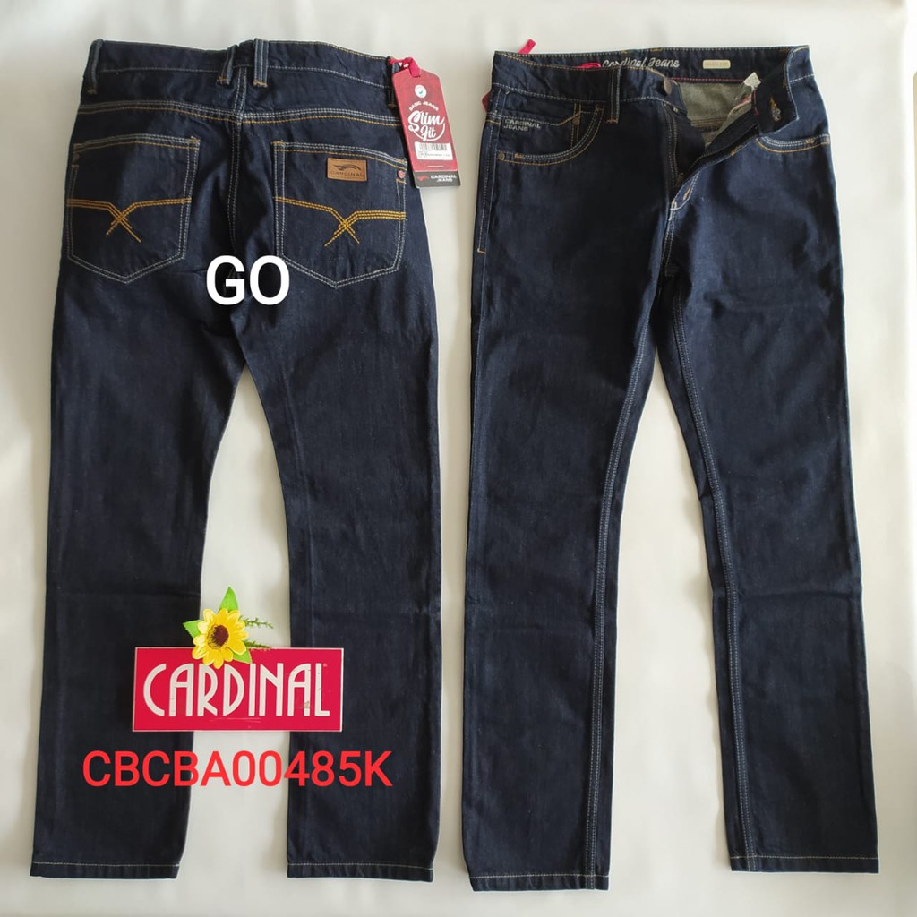 gof 31 CARDINAL CBCBA Celana Panjang Jeans Reguler Fit Slim Fit Straight Slim Bawahan Laki Dewasa